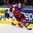 MINSK, BELARUS - MAY 11: Russia's Nikita Kalinin #40 plays the puck during preliminary round action against Finland at the 2014 IIHF Ice Hockey World Championship. (Photo by Andre Ringuette/HHOF-IIHF Images)

